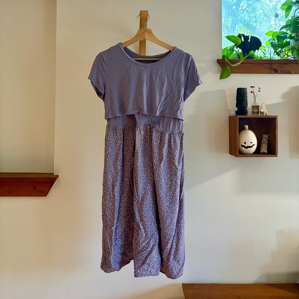 Isabel Maternity by Ingrid & Isabel Lavender Midi Dress